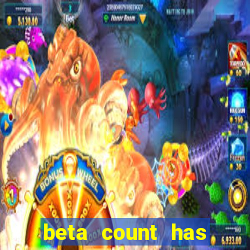 beta count has changed pt br